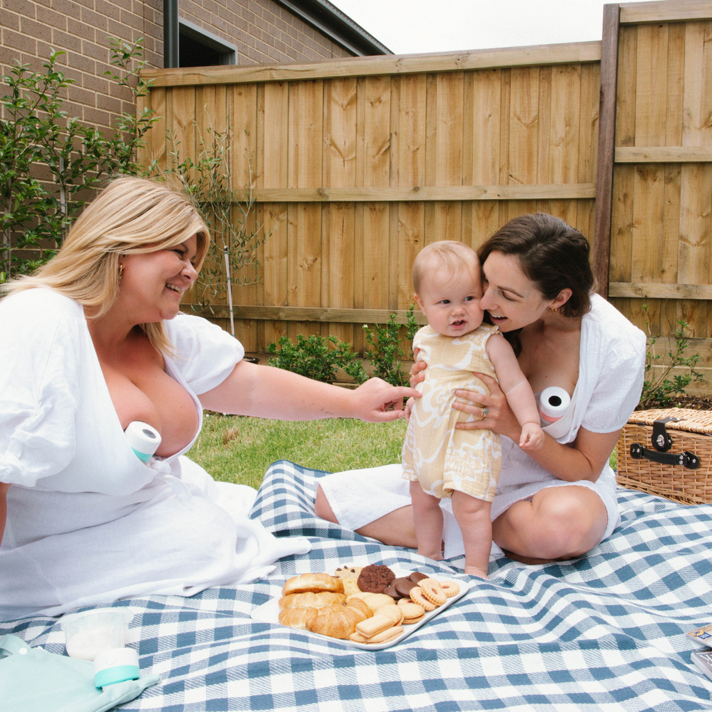 mums having a picnic
