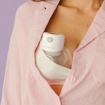 Original V2 Wearable Breast Pump - 12 levels - White - The Night Owl