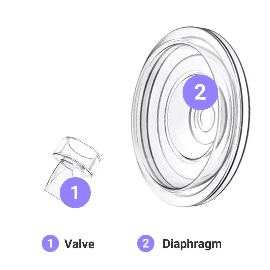 Replacement Diaphragm + Valve Bundle -  Original / Baby Owl The Night Owl{Wearable breast pump} {breast pump} {hands free breast pump} {portable breast pump} Accessories