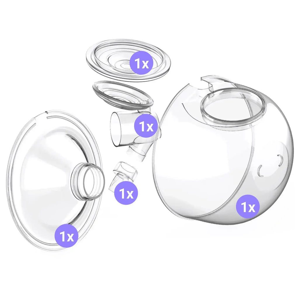 The Essentials Bundle - 24mm or 27mm - Original / Baby Owl The Night Owl{Wearable breast pump} {breast pump} {hands free breast pump} {portable breast pump} Accessories - Wearable Breast Pump