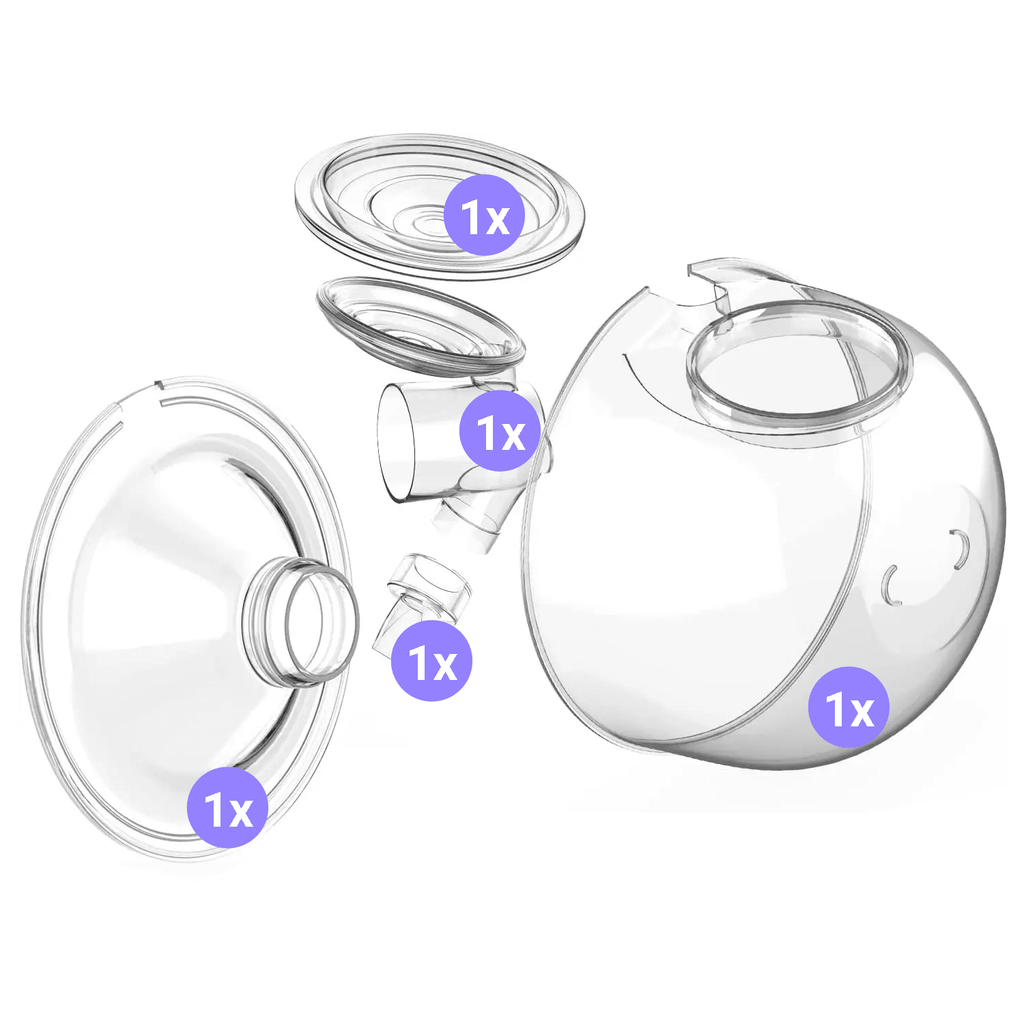 Baby Owl V2 Wearable Breast Pump - Starter Kit - 9 levels - The Night Owl - Wearable Breast Pump