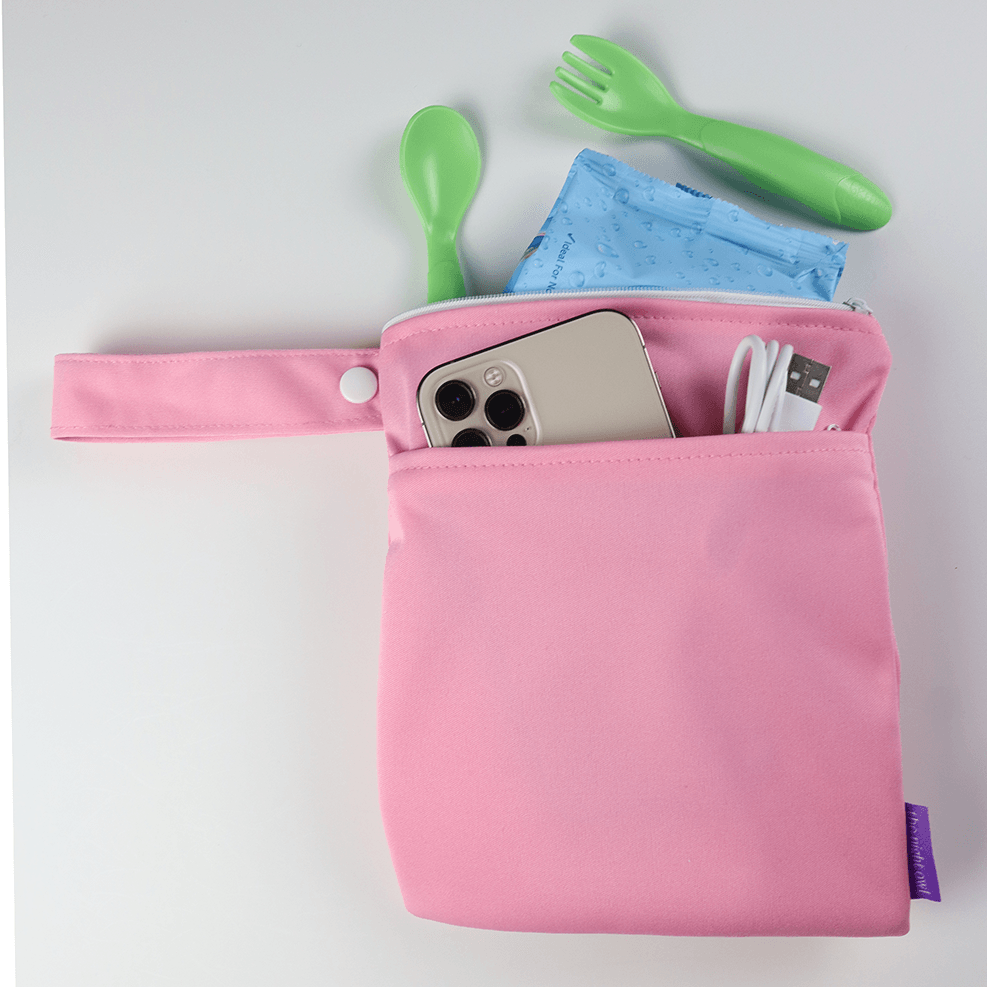Single Carry Pouch - Pink - The Night Owl - Wearable Breast Pump