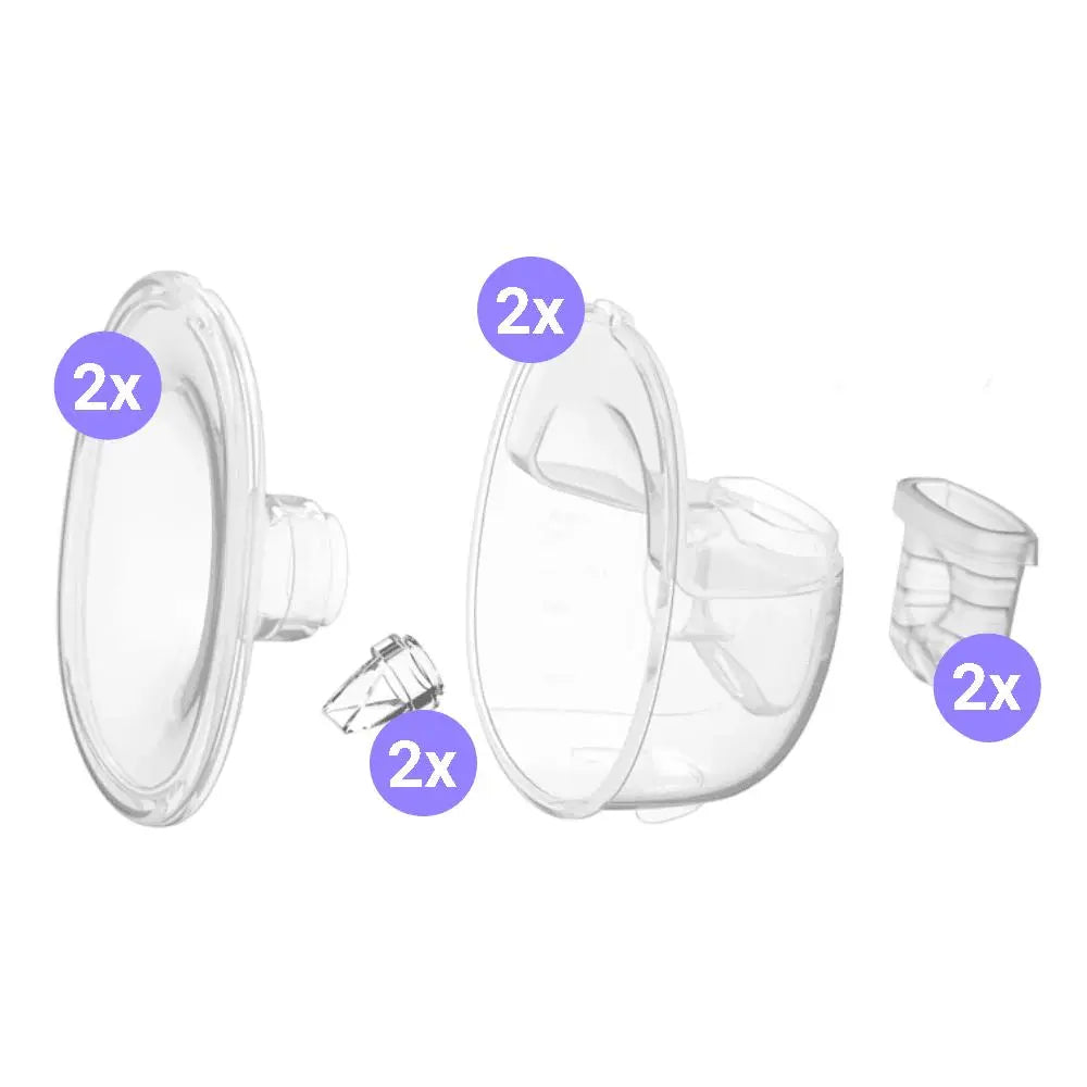 accessories for best breast pump. Mumma Owl The Night Owl Twin Bundle Image of a Wearable Breast Pump: Innovative wearable hands free breast pump designed for hands-free, portable breast pump use by The Night Owl. This Wearable portable breast pump is perfect for busy mums - Wearable Breast Pump