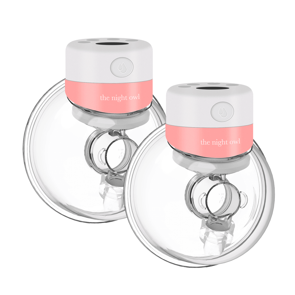 Original V2 Wearable Breast Pump - Twin Pack - 12 levels - Pink - The Night Owl