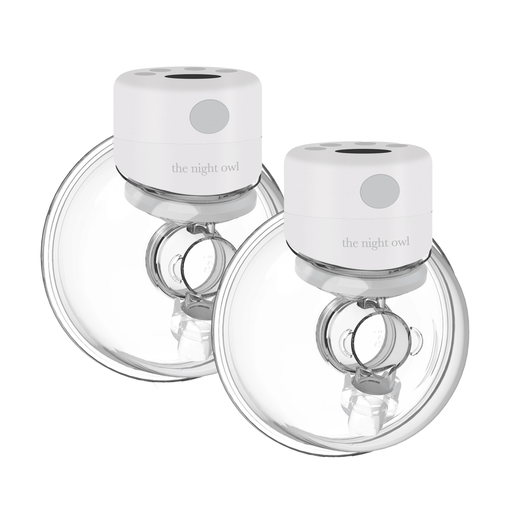 Original V2 Wearable Breast Pump - Twin Pack - 12 levels - White - The Night Owl