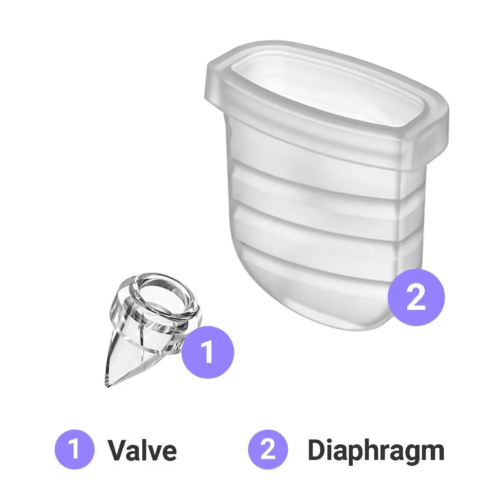 Replacement Diaphragm + Valve Bundle - *NEW* Mumma Owl The Night Owl{Wearable breast pump} {breast pump} {hands free breast pump} {portable breast pump} Replacement Parts