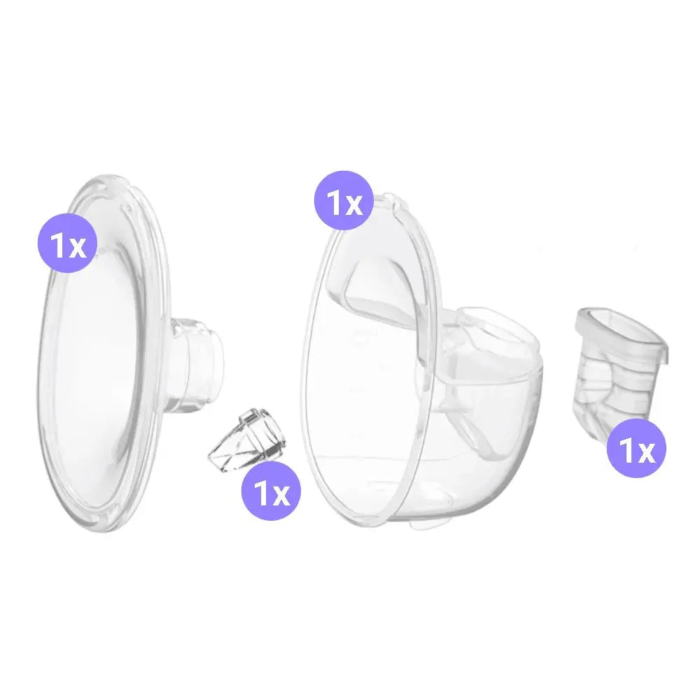 The Essentials Bundle - 24mm or 27mm - *NEW* Mumma Owl The Night Owl{Wearable breast pump} {breast pump} {hands free breast pump} {portable breast pump} Accessories - Wearable Breast Pump