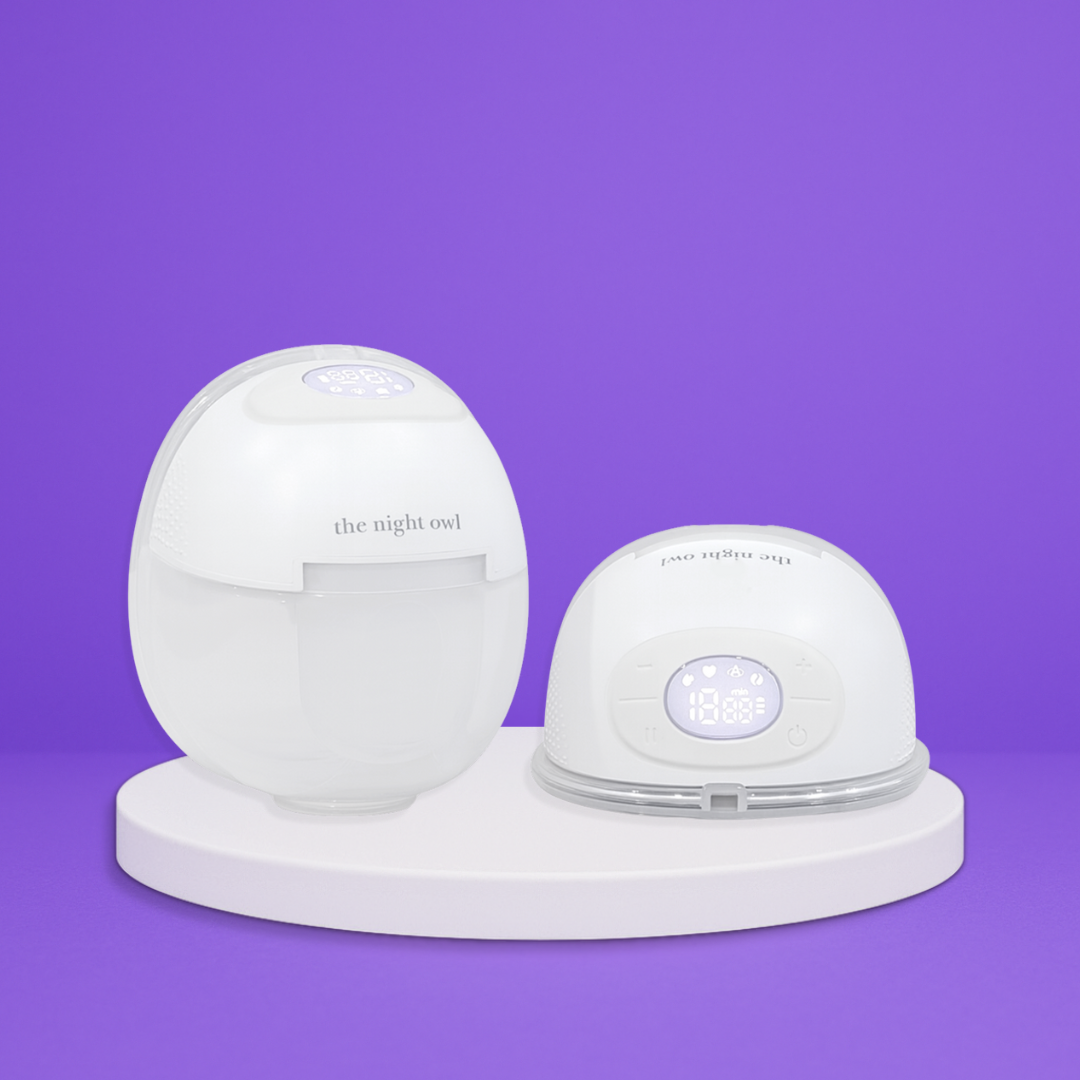 Two Mumma Owl wearable breast pumps