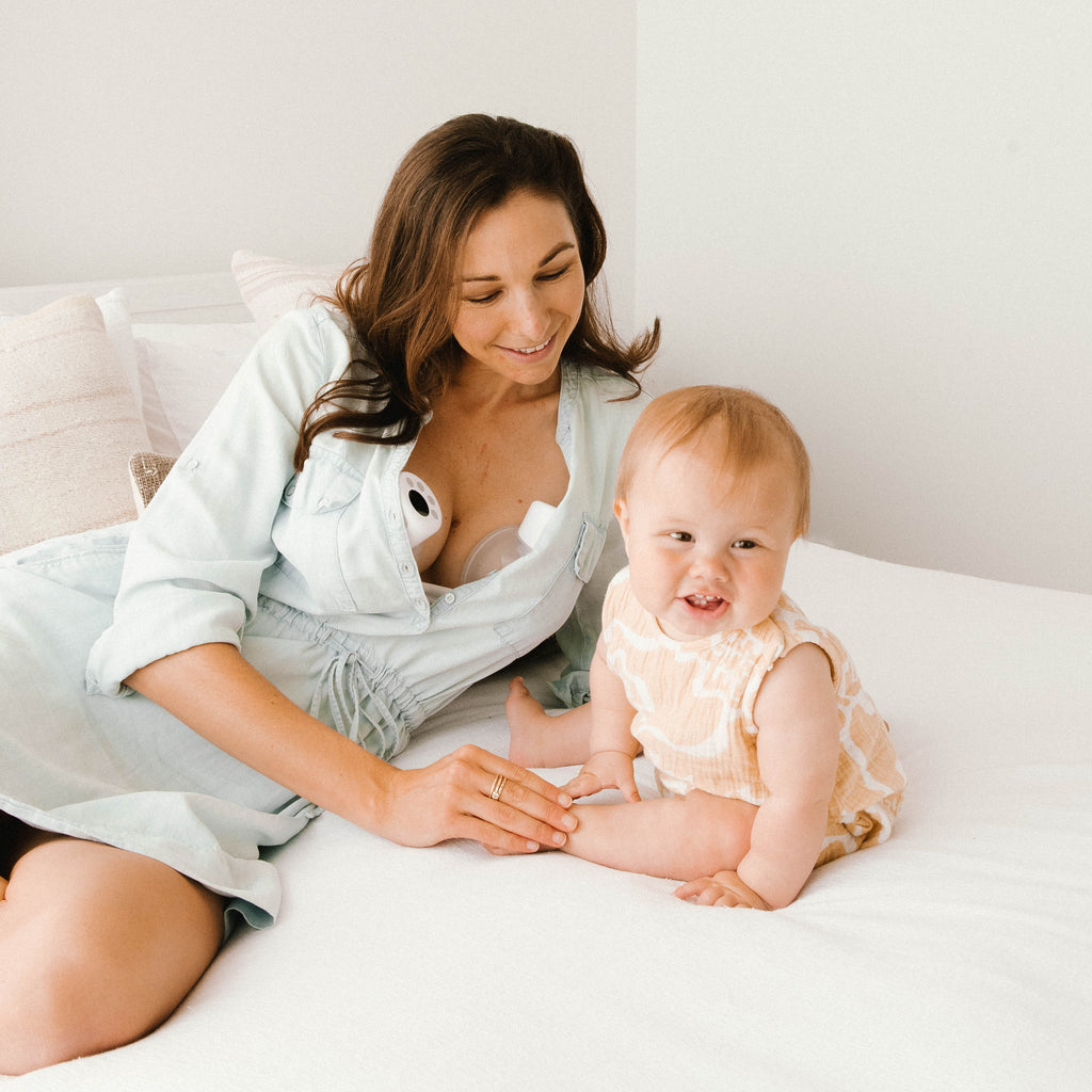 Basic: Xmas Pump Bundle - Original V2 The Night Owl Twin Pack Image of a Wearable Breast Pump: Innovative wearable hands free breast pump designed for hands-free, portable breast pump use by The Night Owl. This Wearable portable breast pump is perfect for busy mums - Wearable Breast Pump